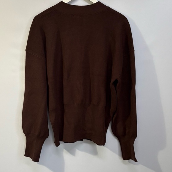 NWT Anthropologie Pilcro Slim Ribbed V-Neck Cardigan Sweater 2X - Picture 11 of 15